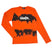T-Shirt a Manica Lunga Retro Stampato Bimbo