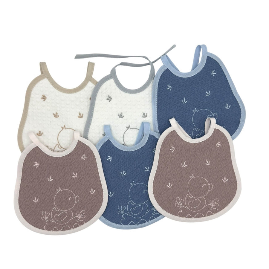 6 Bavette Ricamate Irge con Laccetti