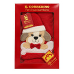 Coperta Rossa in Coral Per Lettino - Melanie