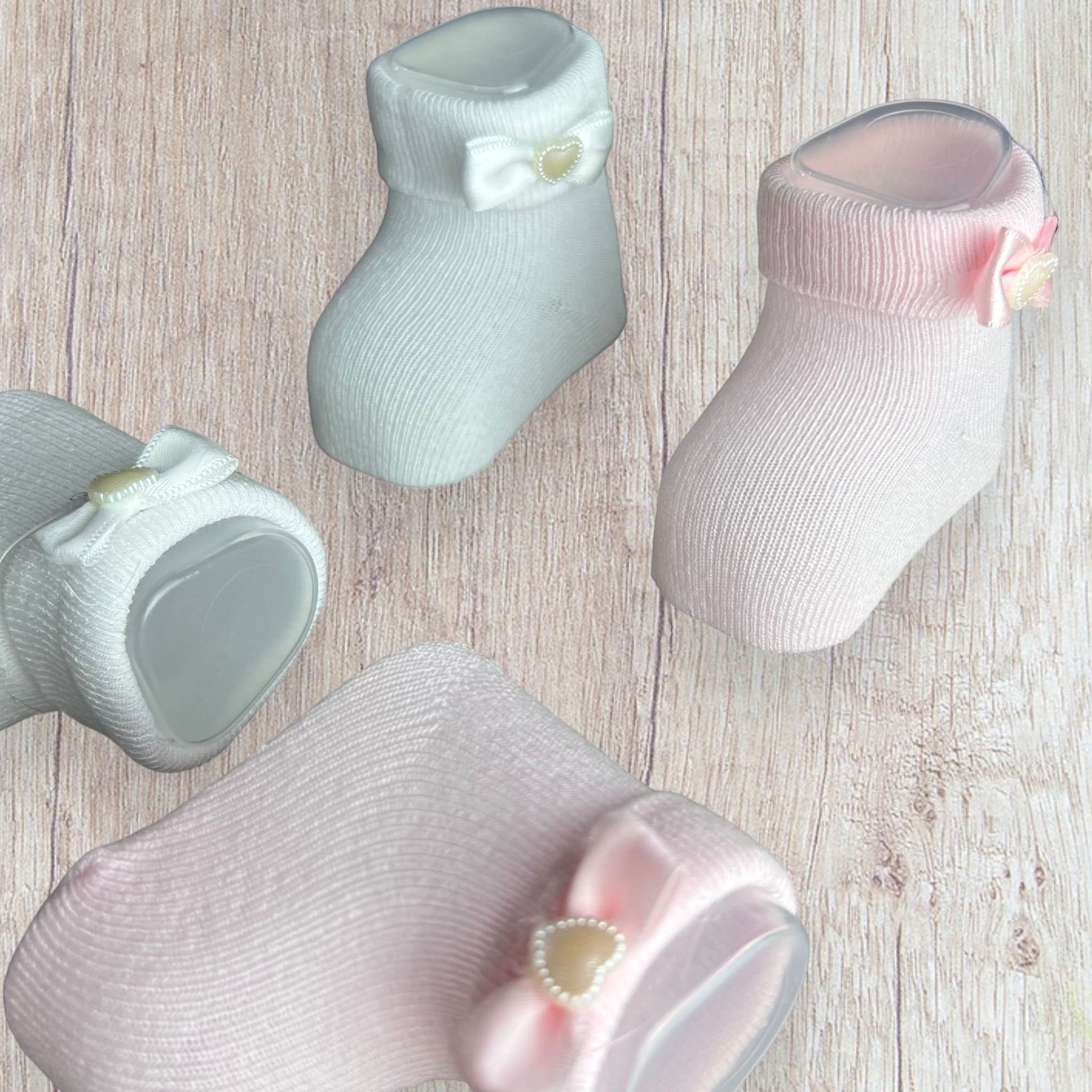 2 Calzini Con Applicazione Cotone Melanie