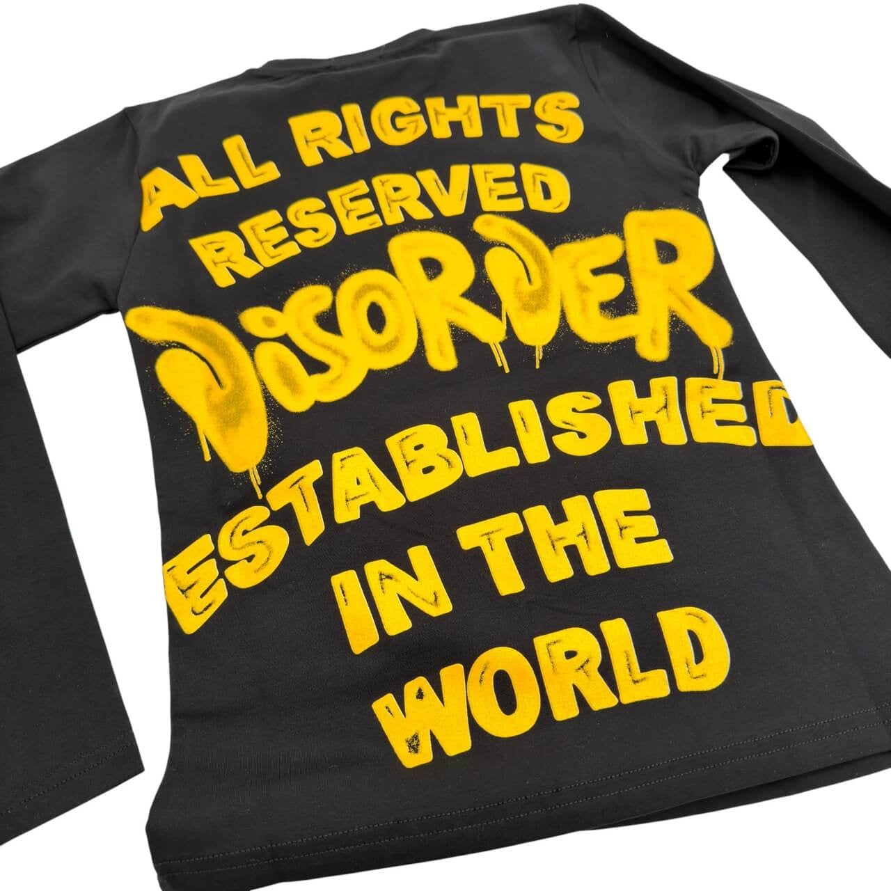 T-Shirt a Manica Lunga Retro Stampato Ragazzo