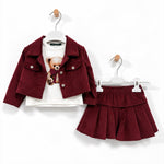 Completo Bimba 3 Pezzi Effetto Velluto a Coste – DFY