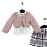 Completo Neonata Con Pelliccia