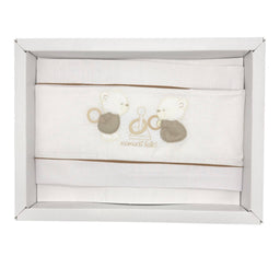 Completo Carrozzina Pastello 100% Cotone