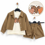 Completo 3 Pezzi Bimba Caldo Cotone