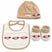 Set Cappello + Scarpe + Bavetta in ciniglia - Giubebe