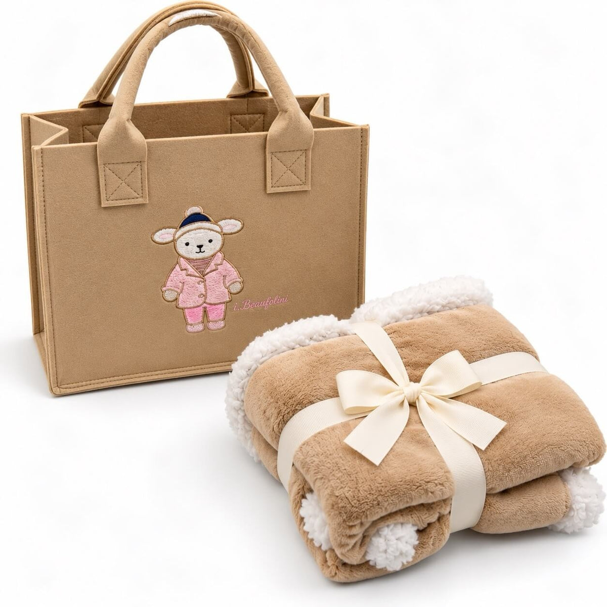 Set regalo Borsa con copertina Carrozzina in Coral  - Batuffolini