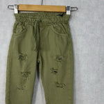Pantalone In Cotone Con strappi Bimbo