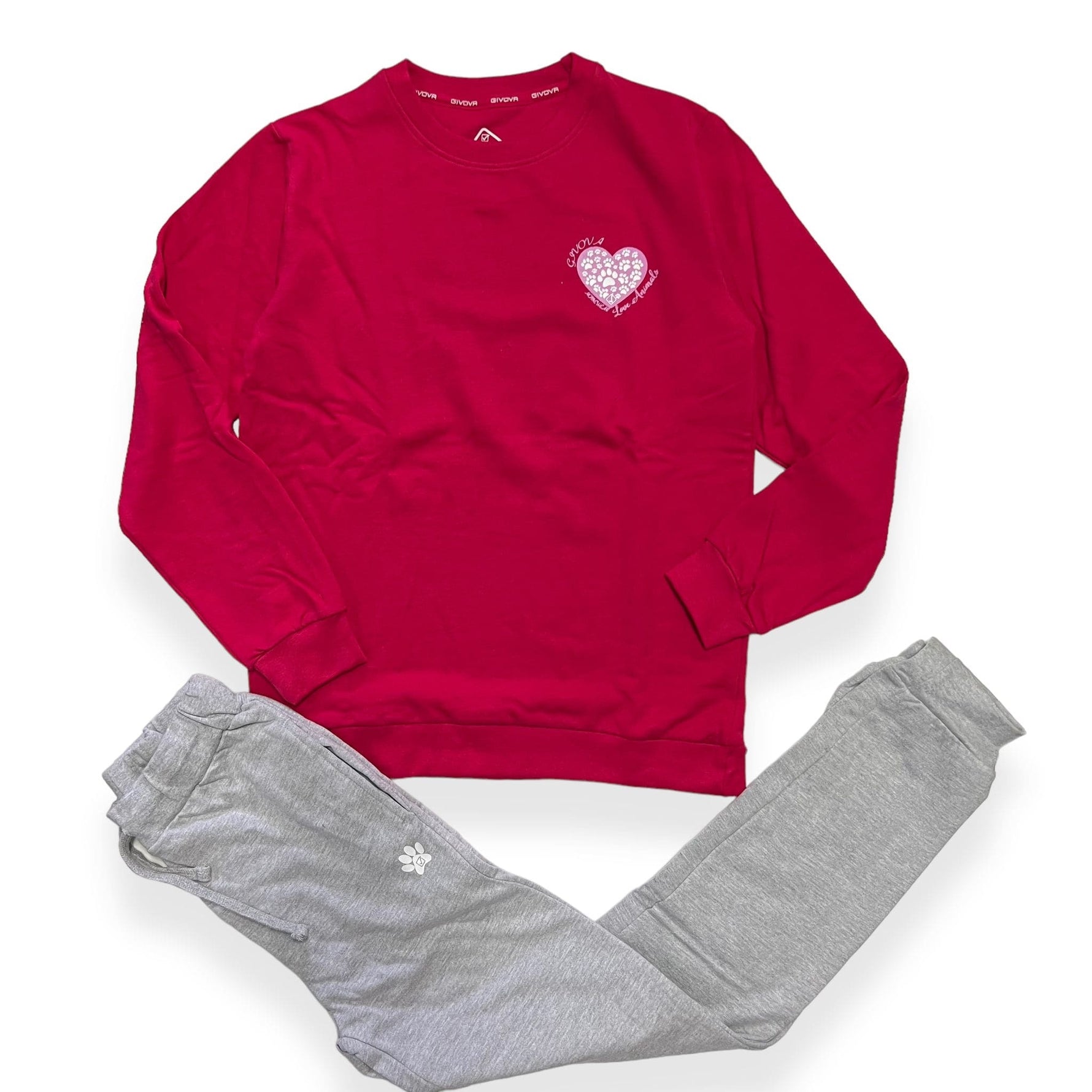 Tuta Homewear Givova Bimba Felpata