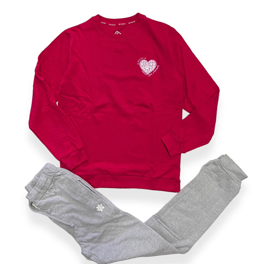 Tuta Homewear Givova Bimba Felpata