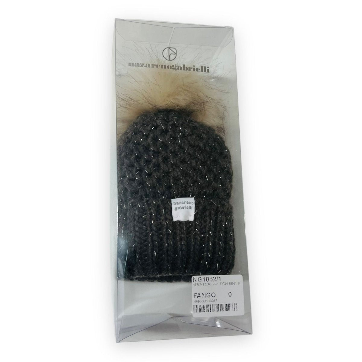Cappello Glitter in Misto Lana