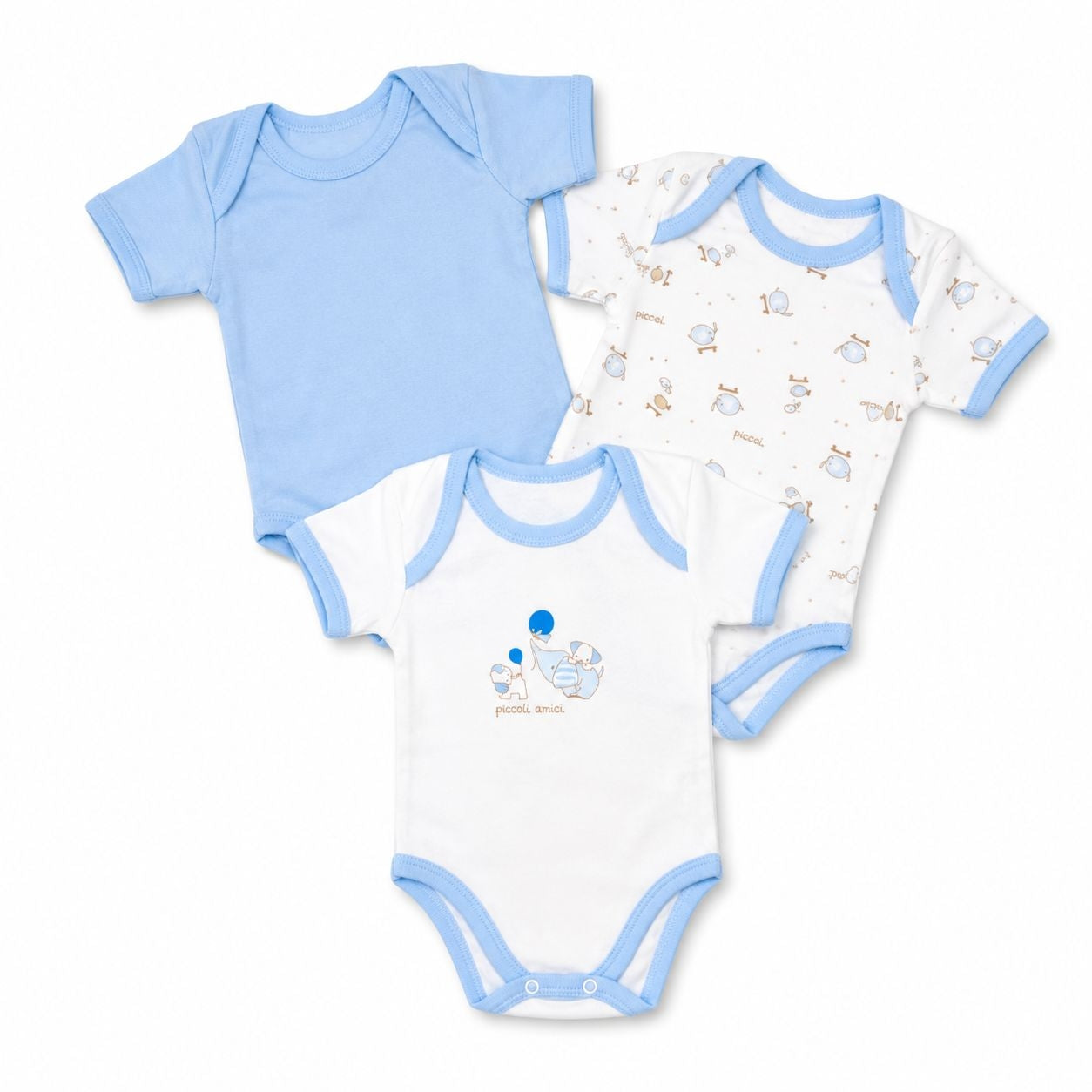 3 Body 100% Cotone Pastello