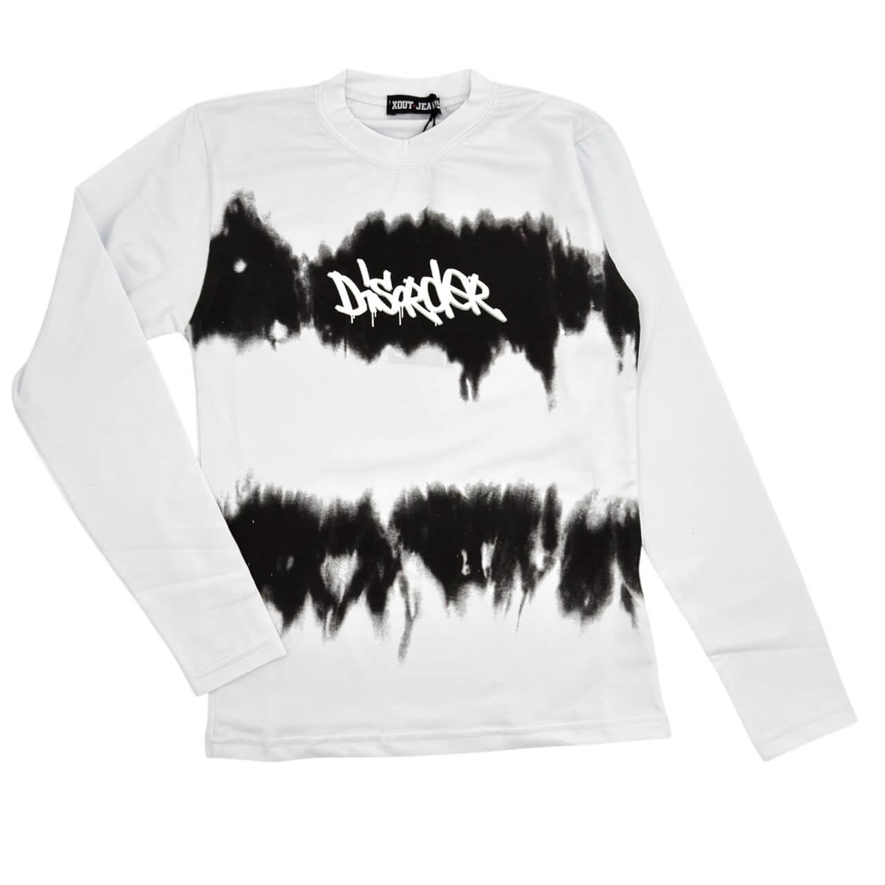 T-Shirt a Manica Lunga Retro Stampato Bimbo