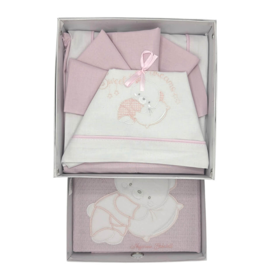 Completo Lenzuola + Copertina Cotone Lettino