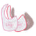 3 Bavette Ricamate con clip