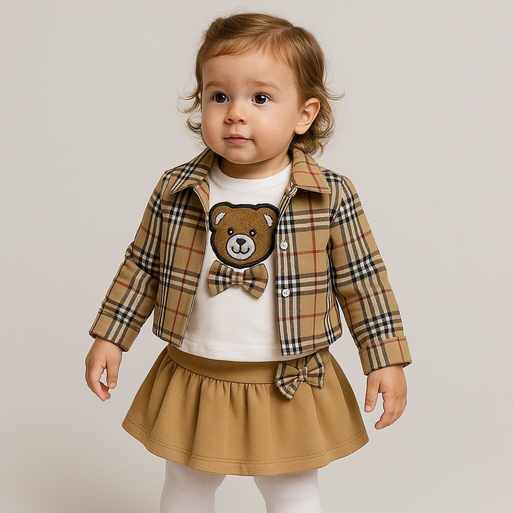 Completo 3 pezzi neonata Nikka Nature