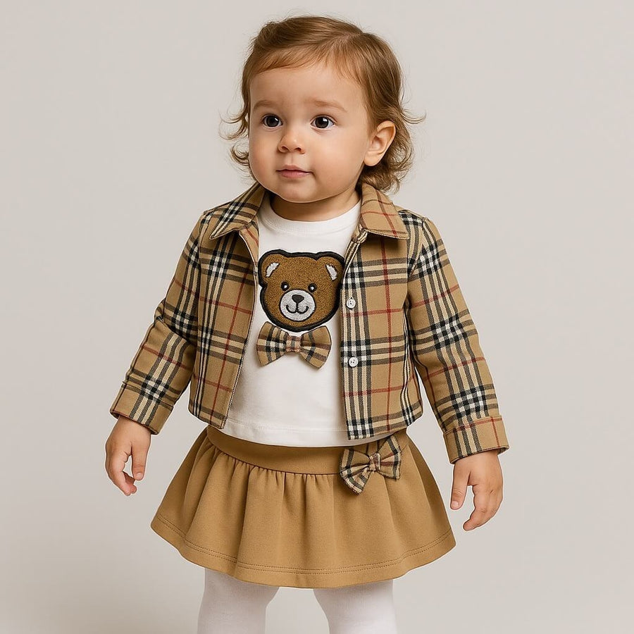 Completo 3 pezzi neonata Nikka Nature