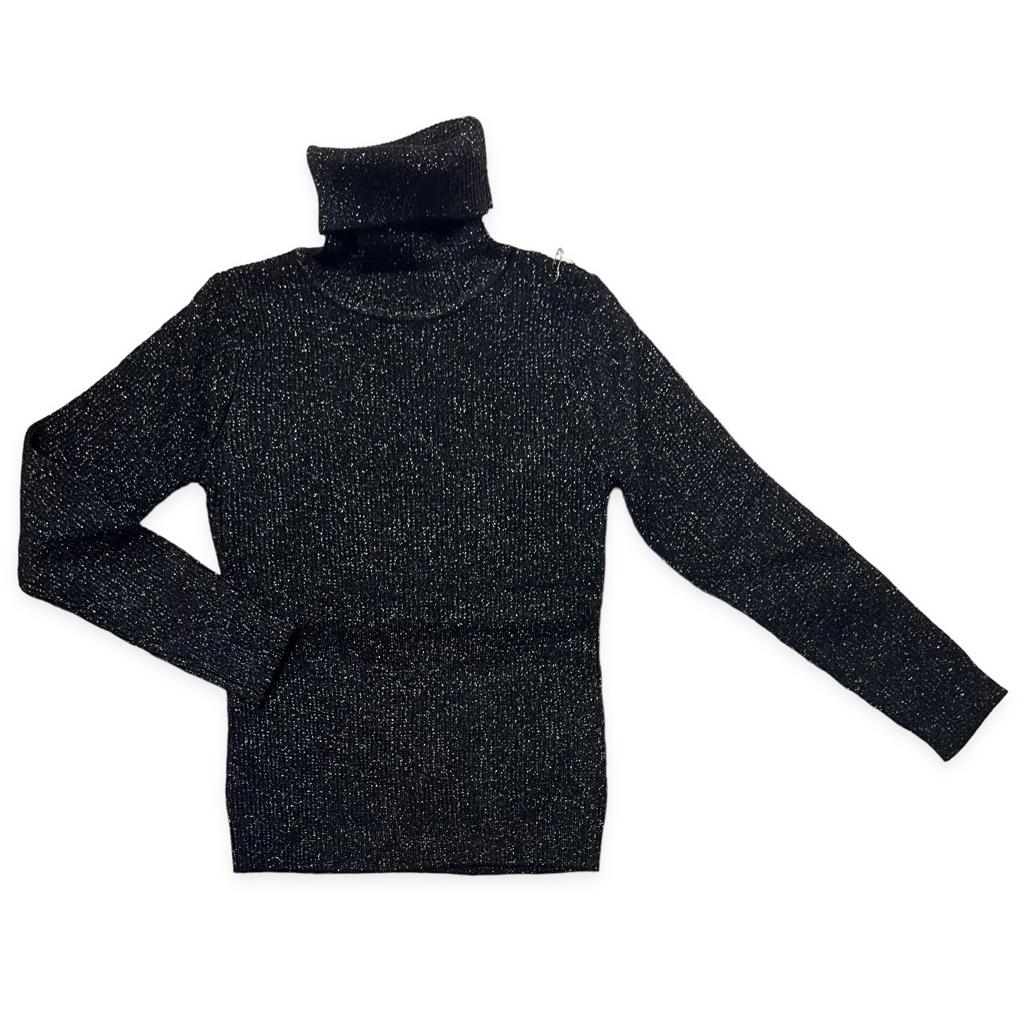 Maglione Glitter collo alto
