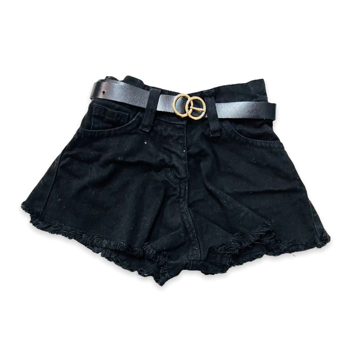 Shorts di Jeans Sfrangiato  Bimba