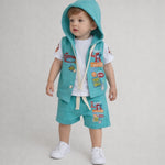 Completo 3 Pezzi Cotone neonato