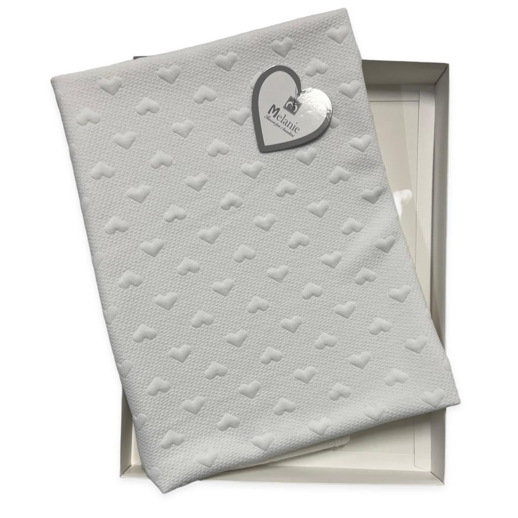 Copertina Lettino 110x140 cm Cuore