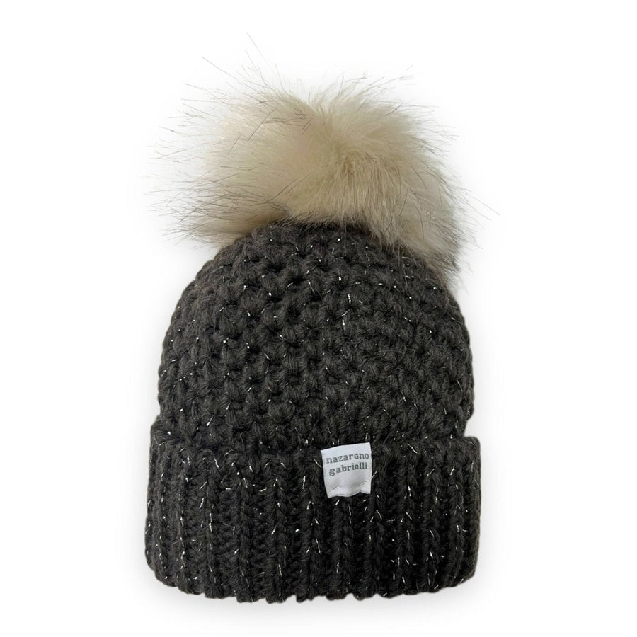 Cappello Glitter in Misto Lana