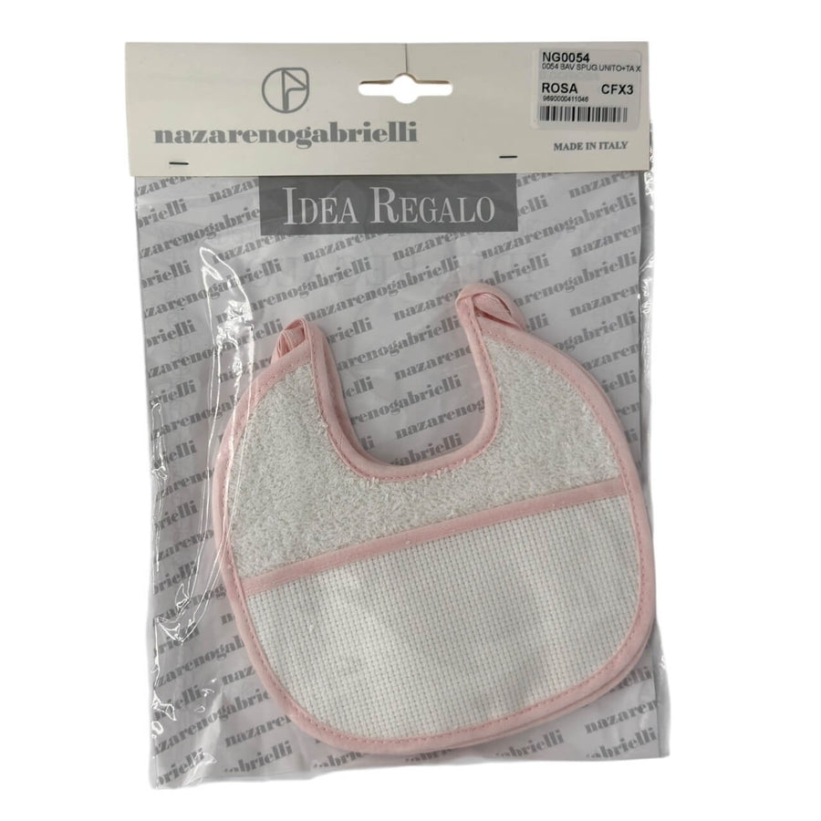 3 Bavette da ricamo con tela Ida