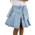 Shorts di Jeans effetto Gonna Plisse Bimba