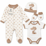 Set 4 pezzi in Caldo Cotone - Melanie