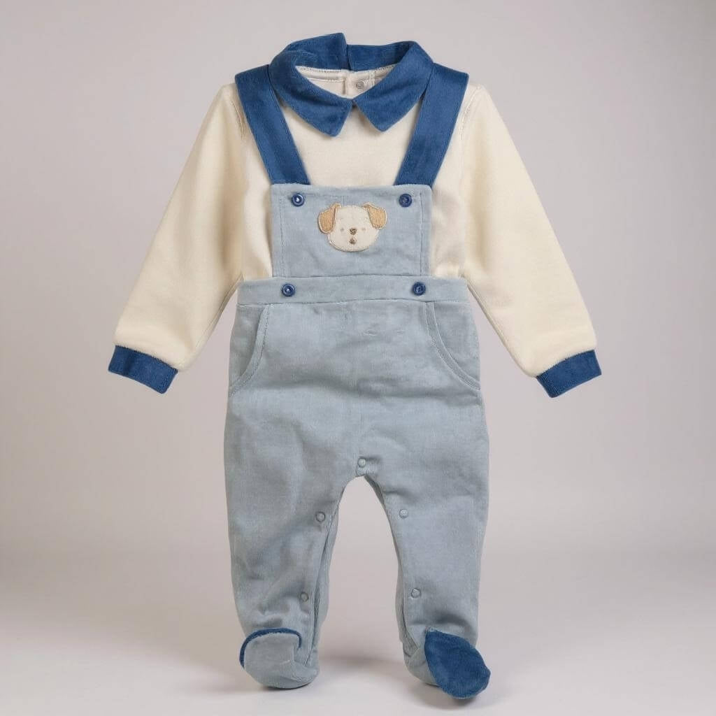 Tutina/Salopette ciniglia Les jolies