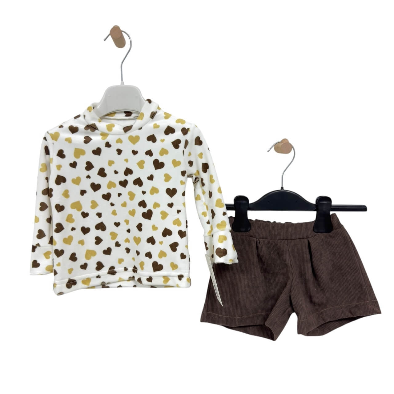 Completo Velluto e ciniglia Neonata