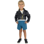 Completo Giubbotto in Eco-Pelle Bimba 3 Pezzi