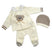 Completo Neonato 3 pezzi In Lana