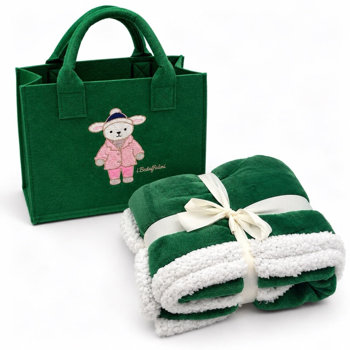 Set regalo Borsa con copertina Carrozzina in Coral  - Batuffolini