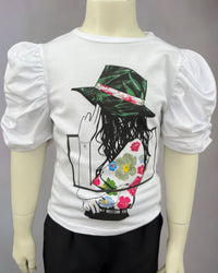 T-shirt Manica a Sbuffo