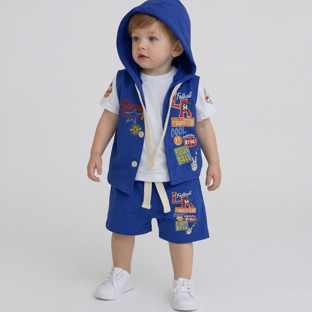 Completo 3 Pezzi Cotone neonato