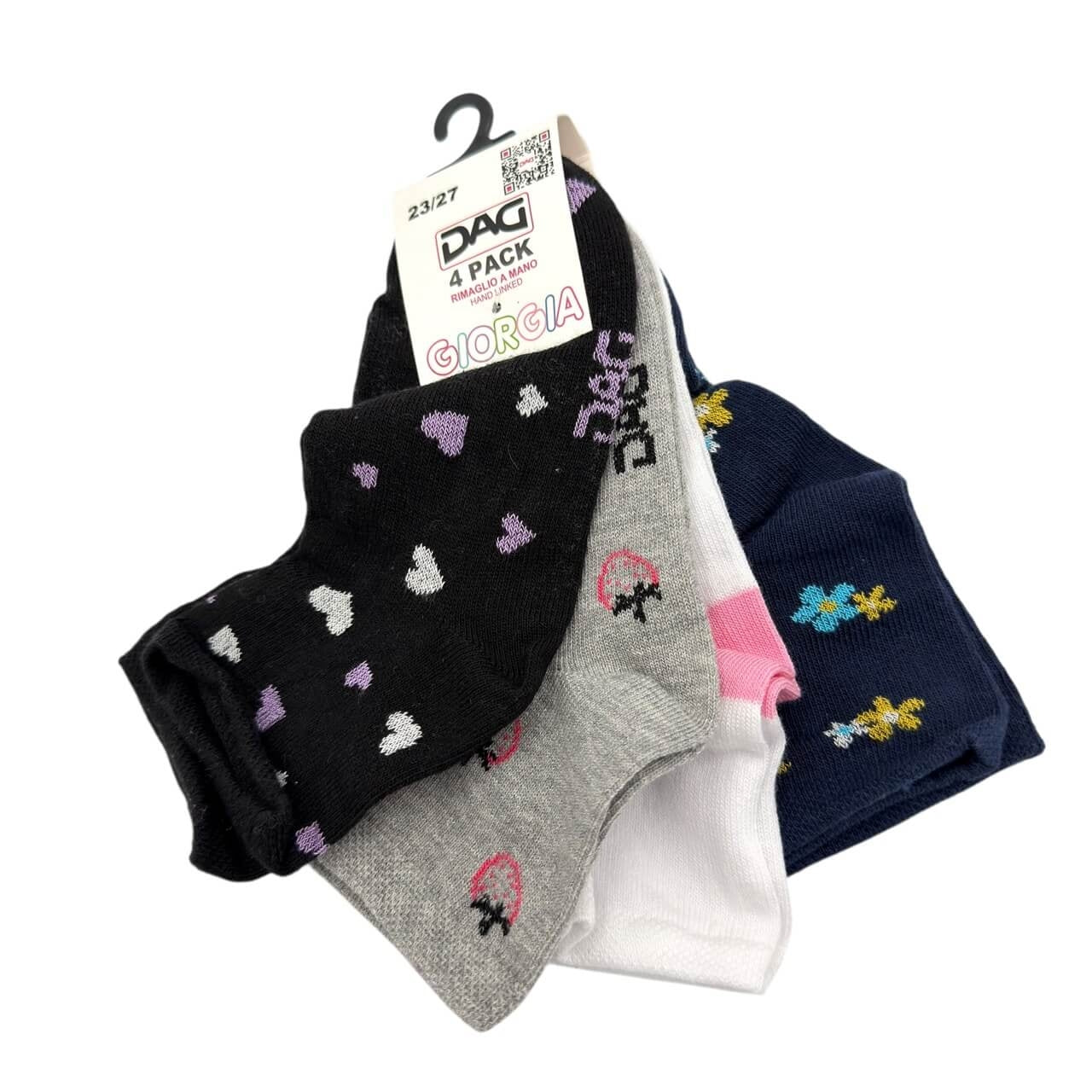 4 Calzini in cotone