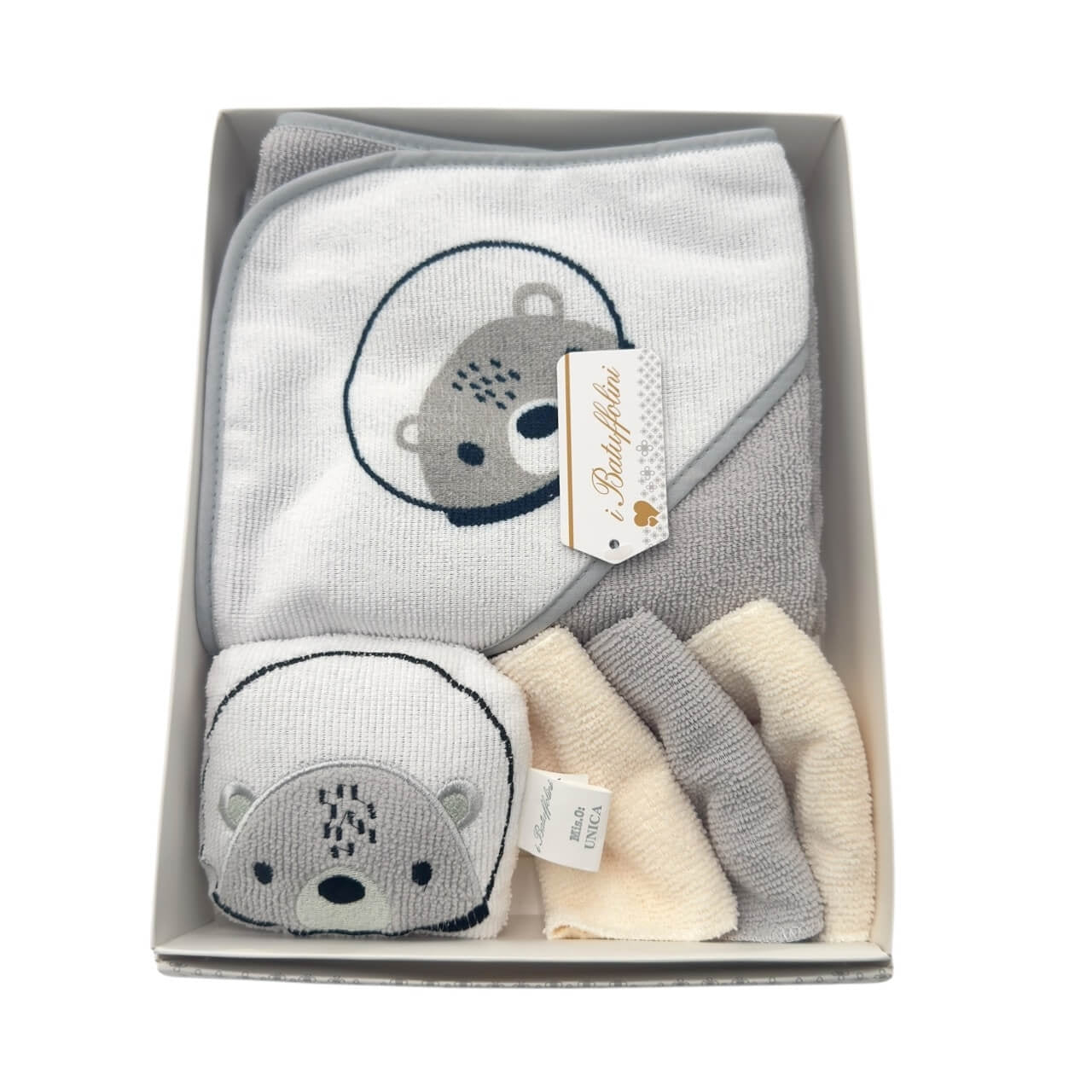 Set Triangolo Accappatoio 5 pezzi