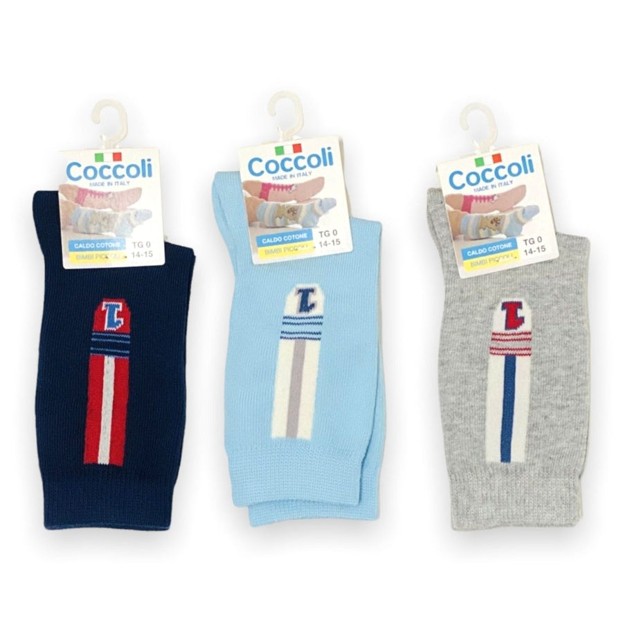 3 Calzini Alti in Caldo cotone Neonato