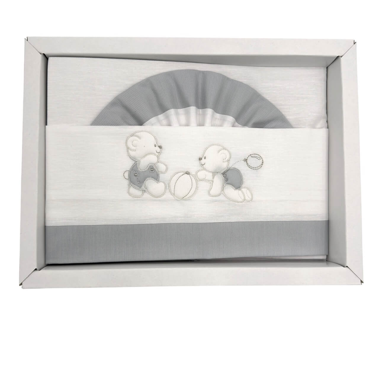 Completo Carrozzina Pastello 100% Cotone