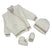 Golfino+Scarpette+Cappello in Misto Lana 0/6 Mesi
