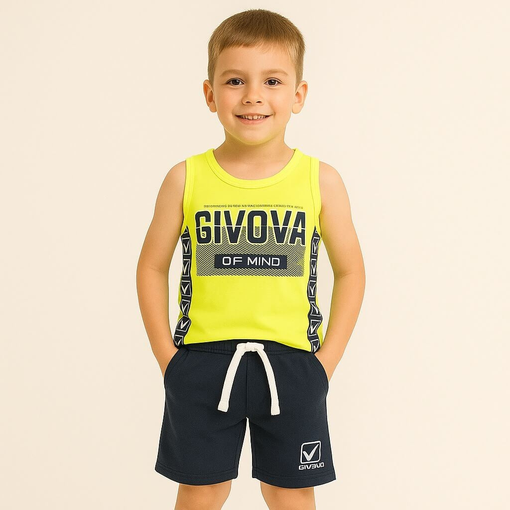Completo Canotta Bimbo Givova