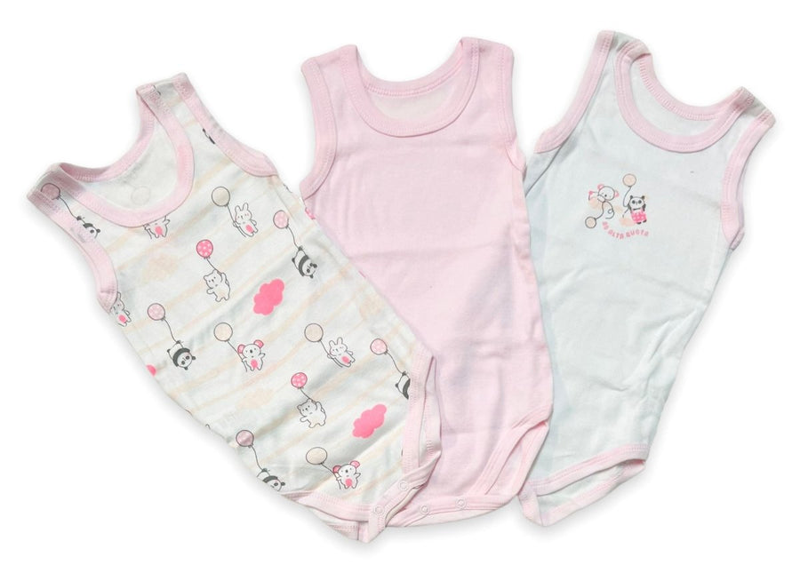 3 Body Canotta 100% Cotone Pastello