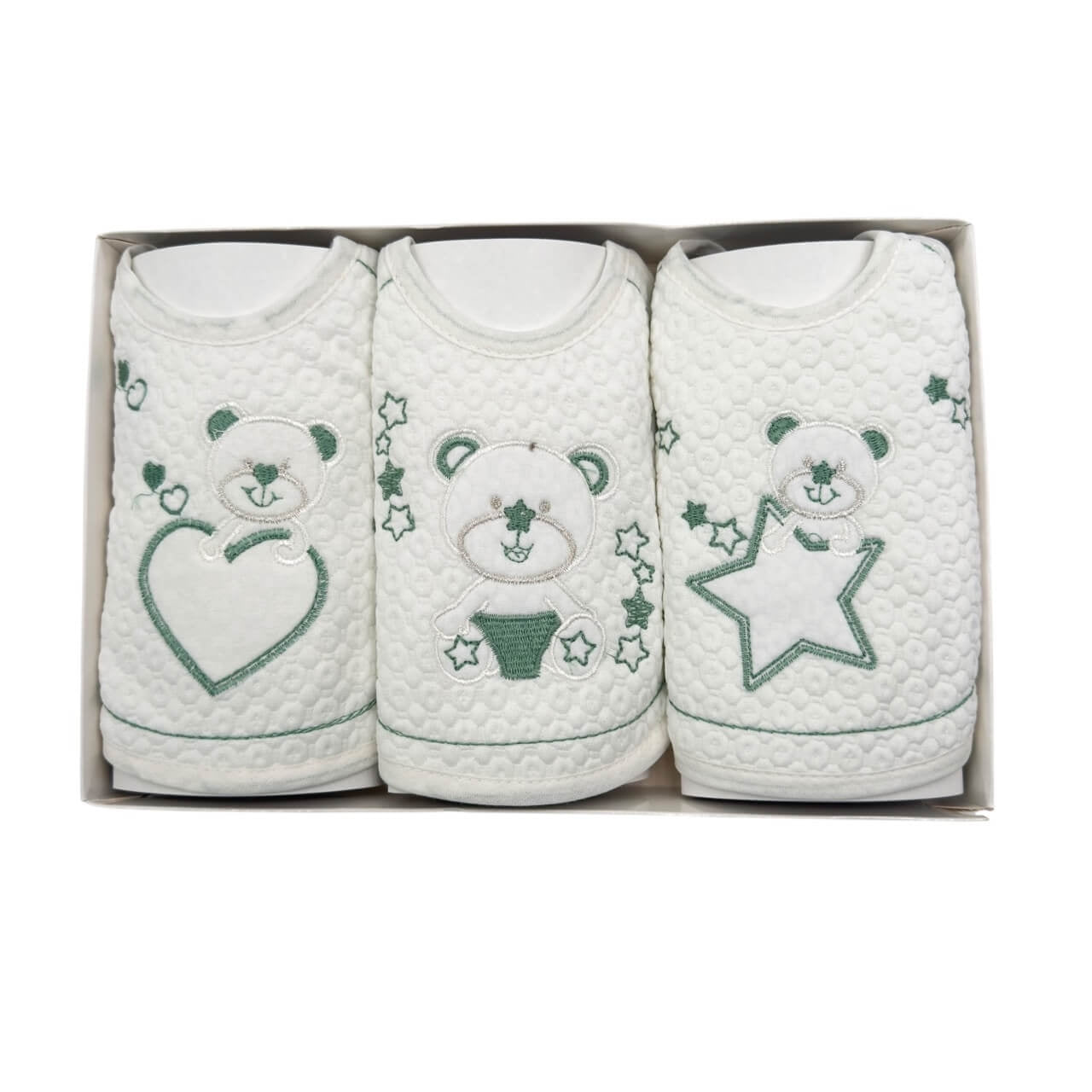 3 Bavette Ricamate Irge con Laccetti