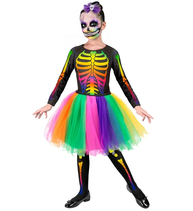 Costume Skeleton Ballerina Bambina