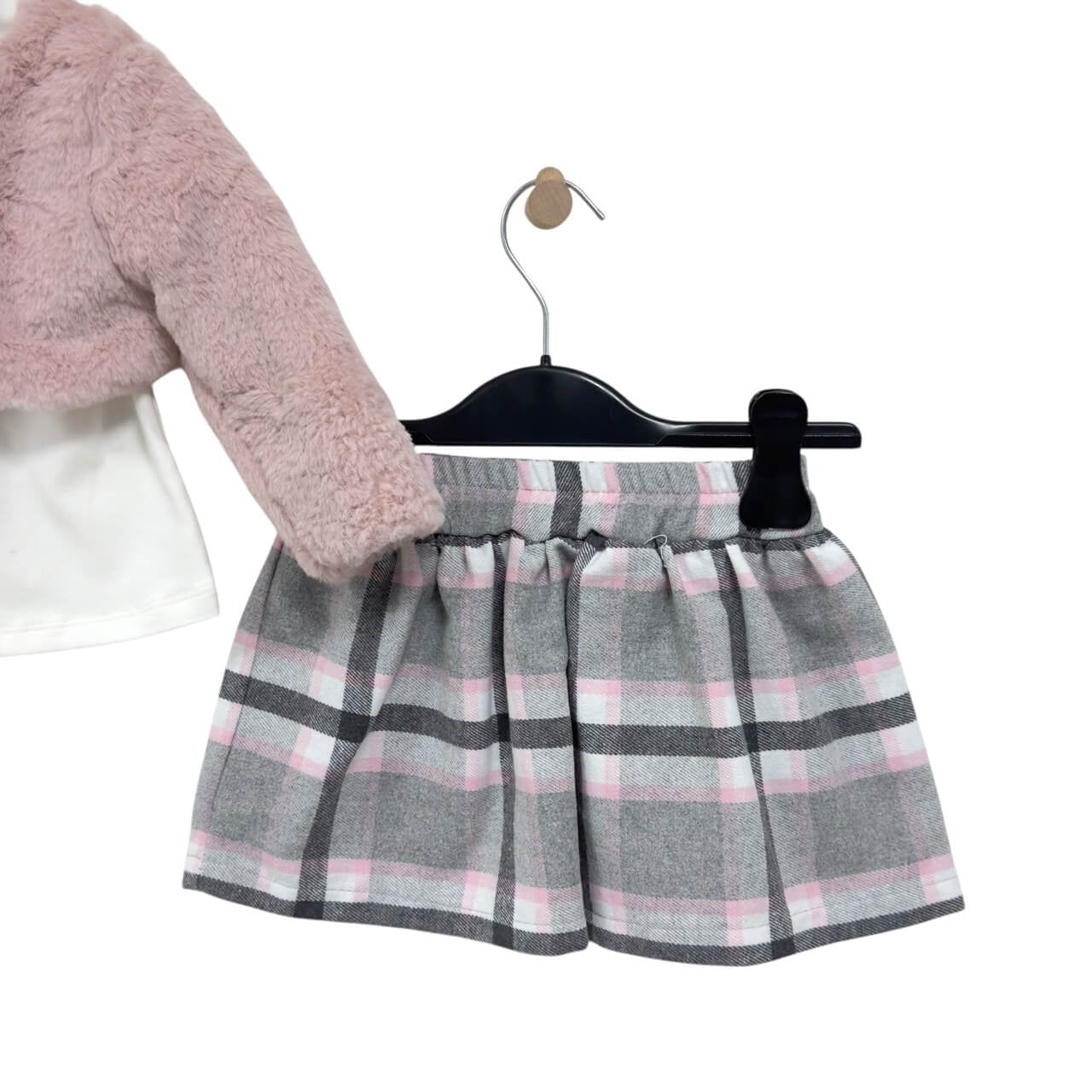 Completo Neonata Con Pelliccia