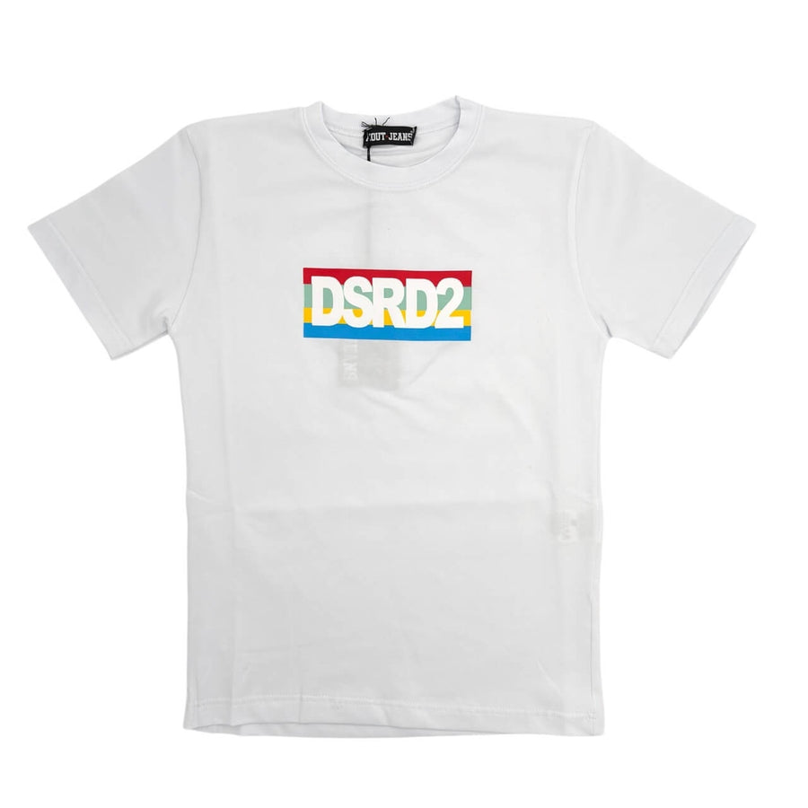 T-Shirt Ragazzo Retro Stampato