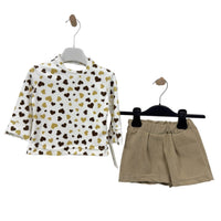 Completo Velluto e ciniglia Neonata