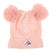 Cappello Bambina in Maglia con Doppio Pompon – Disney Minnie