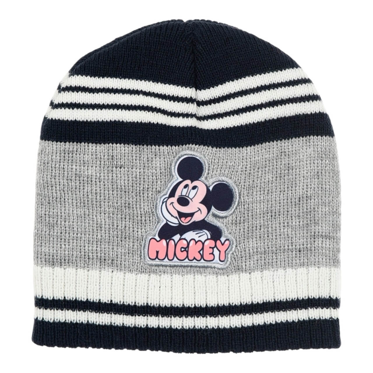Cappello Bambino in Maglia con Doppio Pompon – Disney Mickey Mouse